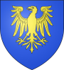 Blason de Rye : D'azur à l'aigle d'or